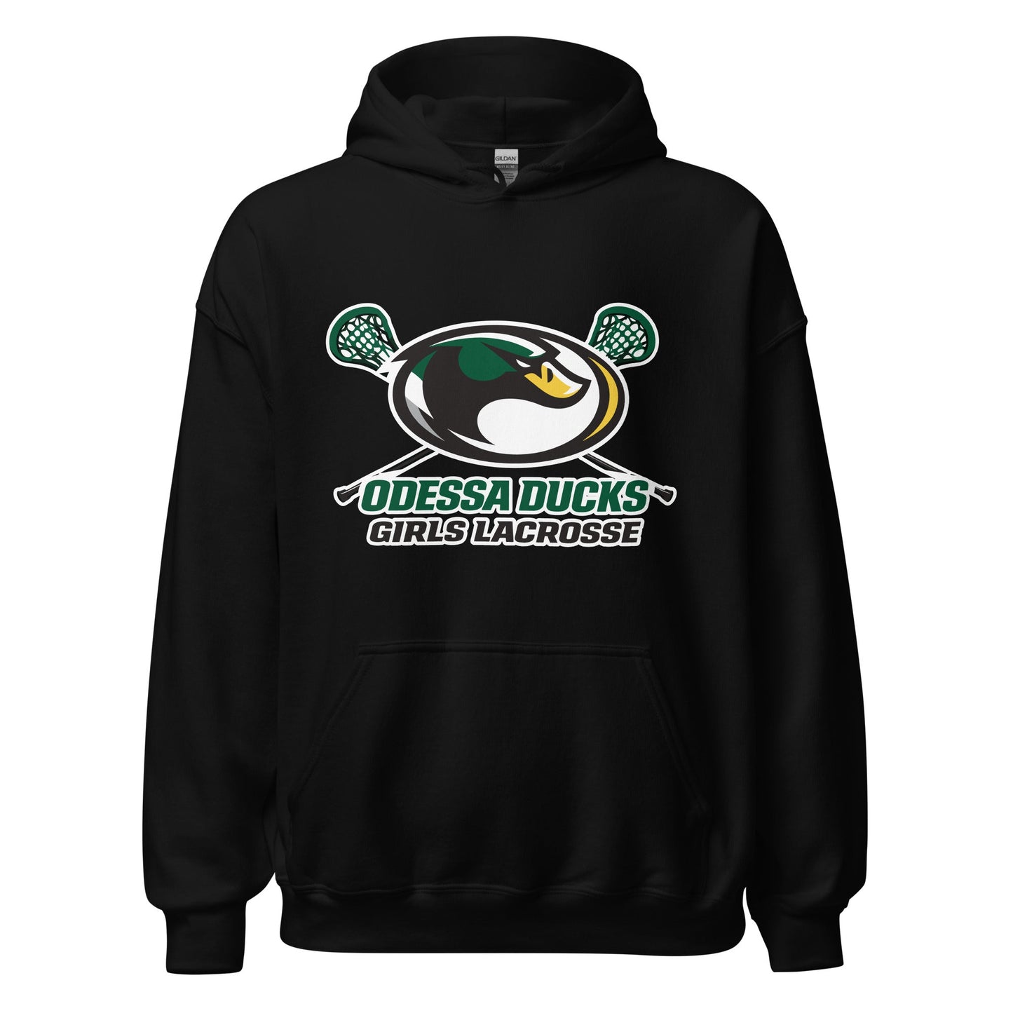 Classic | Hoodie | Odessa Girls Lacrosse | Duck Sticks Logo