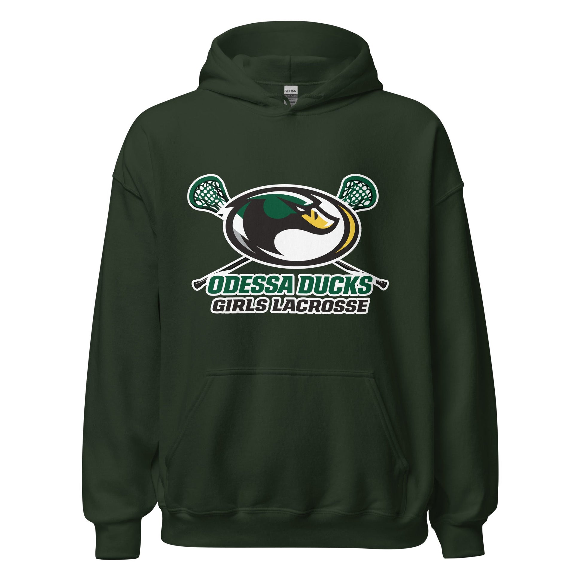 Classic | Hoodie | Odessa Girls Lacrosse | Duck Sticks Logo