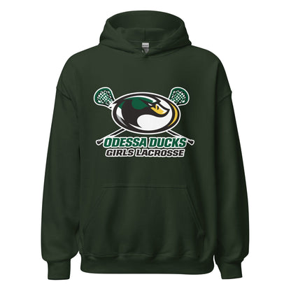 Classic | Hoodie | Odessa Girls Lacrosse | Duck Sticks Logo