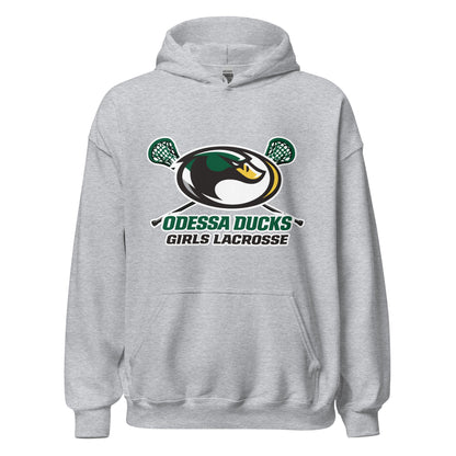 Classic | Hoodie | Odessa Girls Lacrosse | Duck Sticks Logo