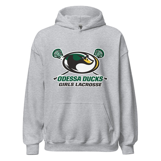 Classic | Hoodie | Odessa Girls Lacrosse | Duck Sticks Logo