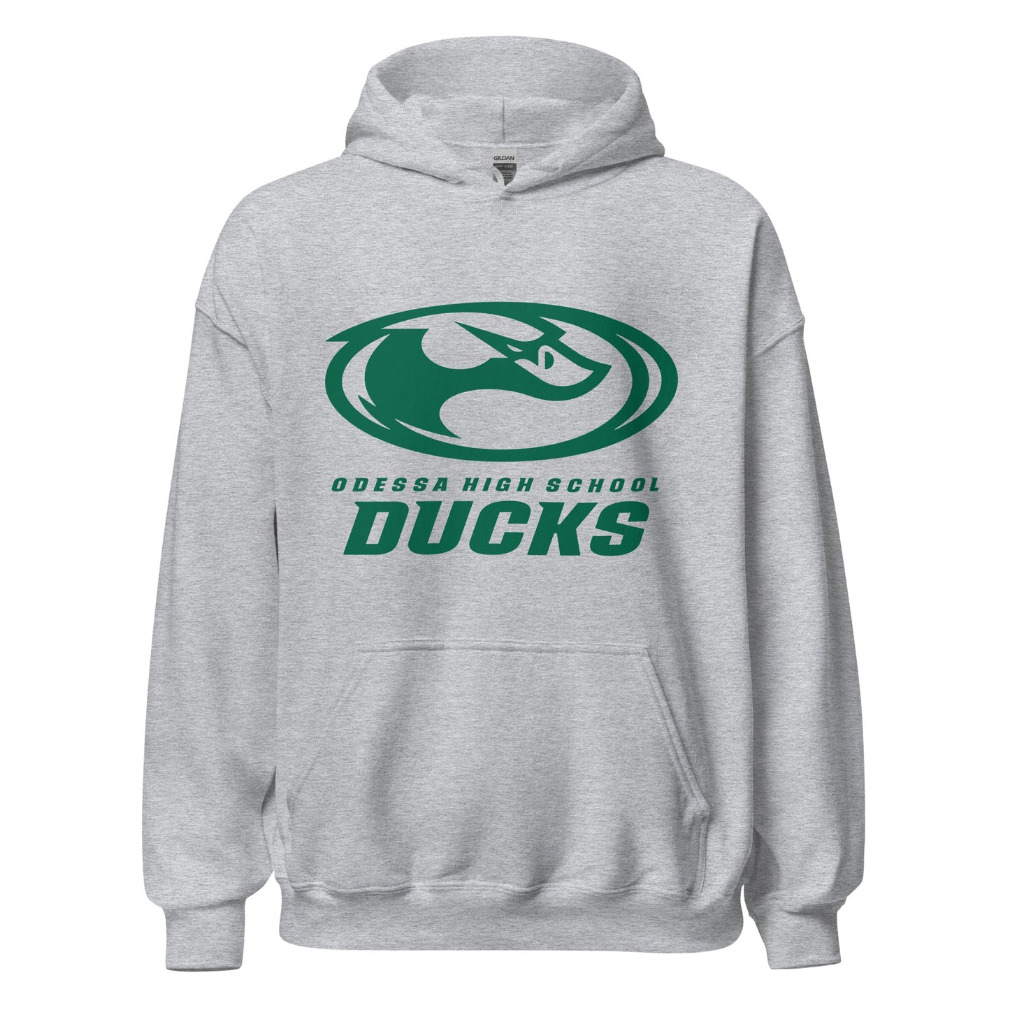 Classic | Hoodie | Odessa Girls Lacrosse | Ducks Green Logo