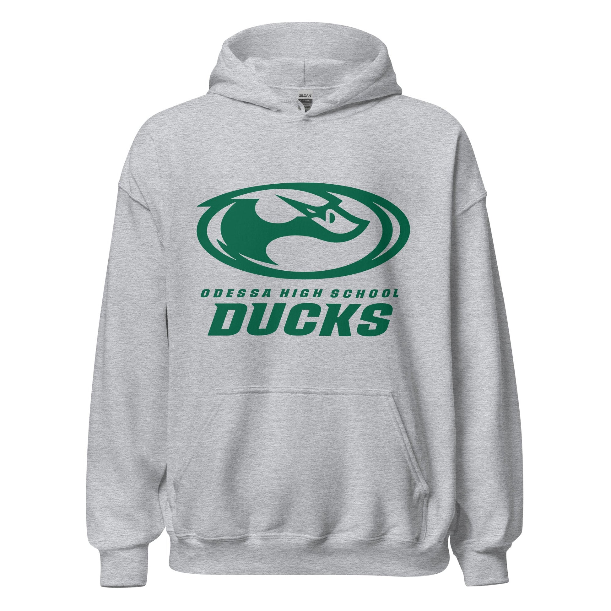 Classic | Hoodie | Odessa Girls Lacrosse | Ducks Green Logo