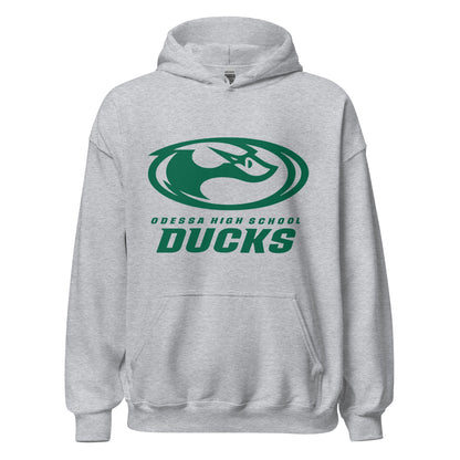 Classic | Hoodie | Odessa Girls Lacrosse | Ducks Green Logo