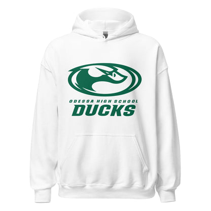Classic | Hoodie | Odessa Girls Lacrosse | Ducks Green Logo