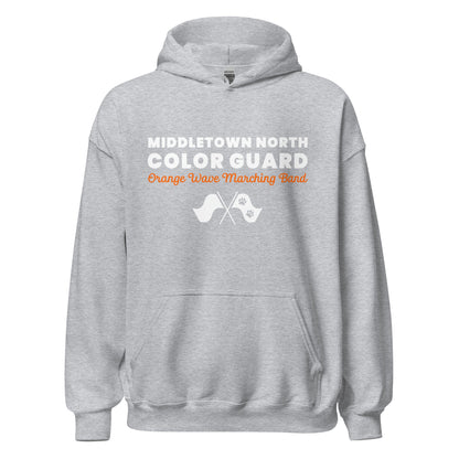 Classic | Hoodie | Orange Wave Marching Band | Modern Script Logo