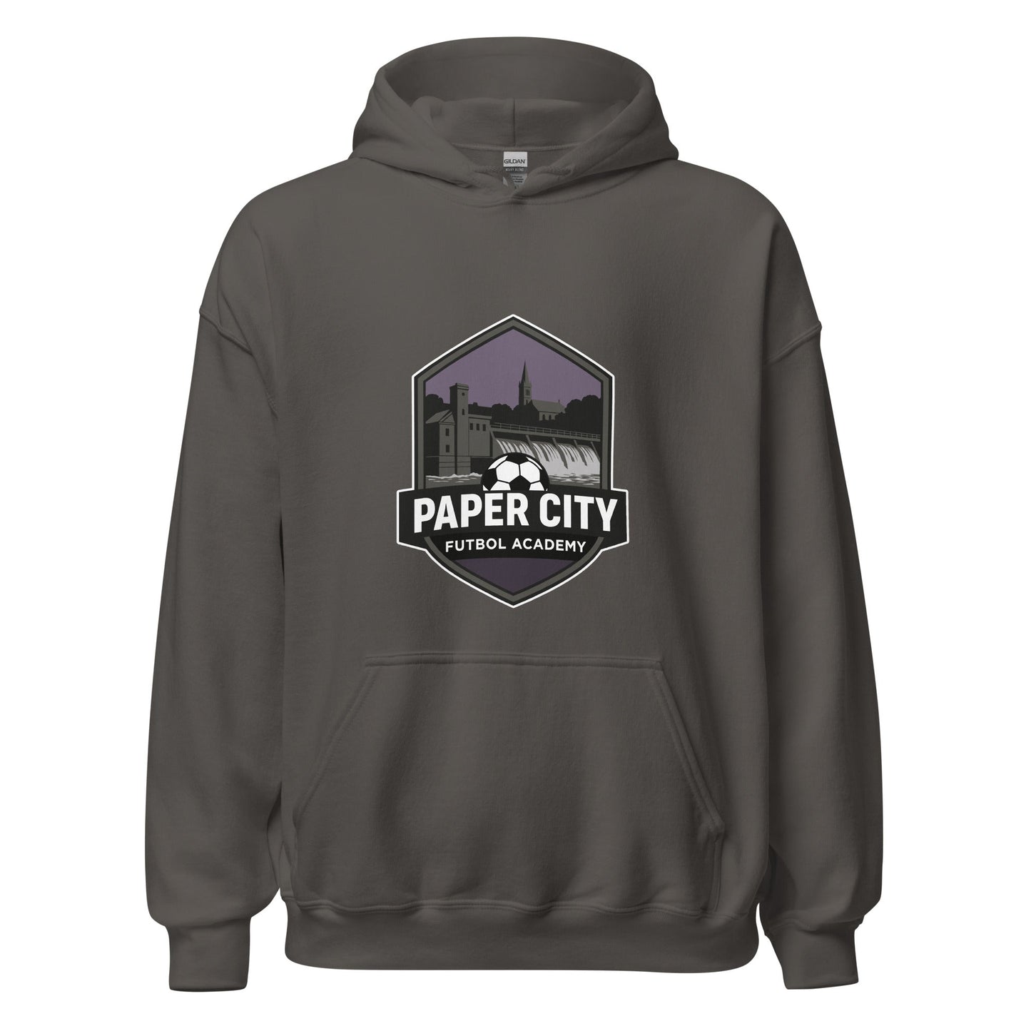 Classic | Hoodie | Paper City Futbol Academy | Vanguard Shield Logo