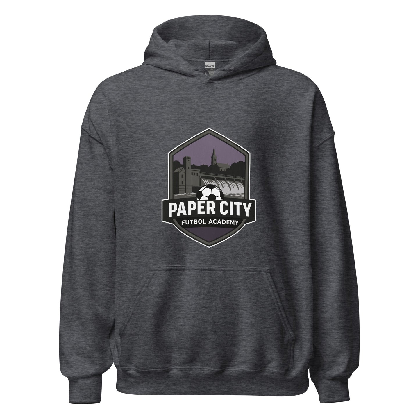Classic | Hoodie | Paper City Futbol Academy | Vanguard Shield Logo