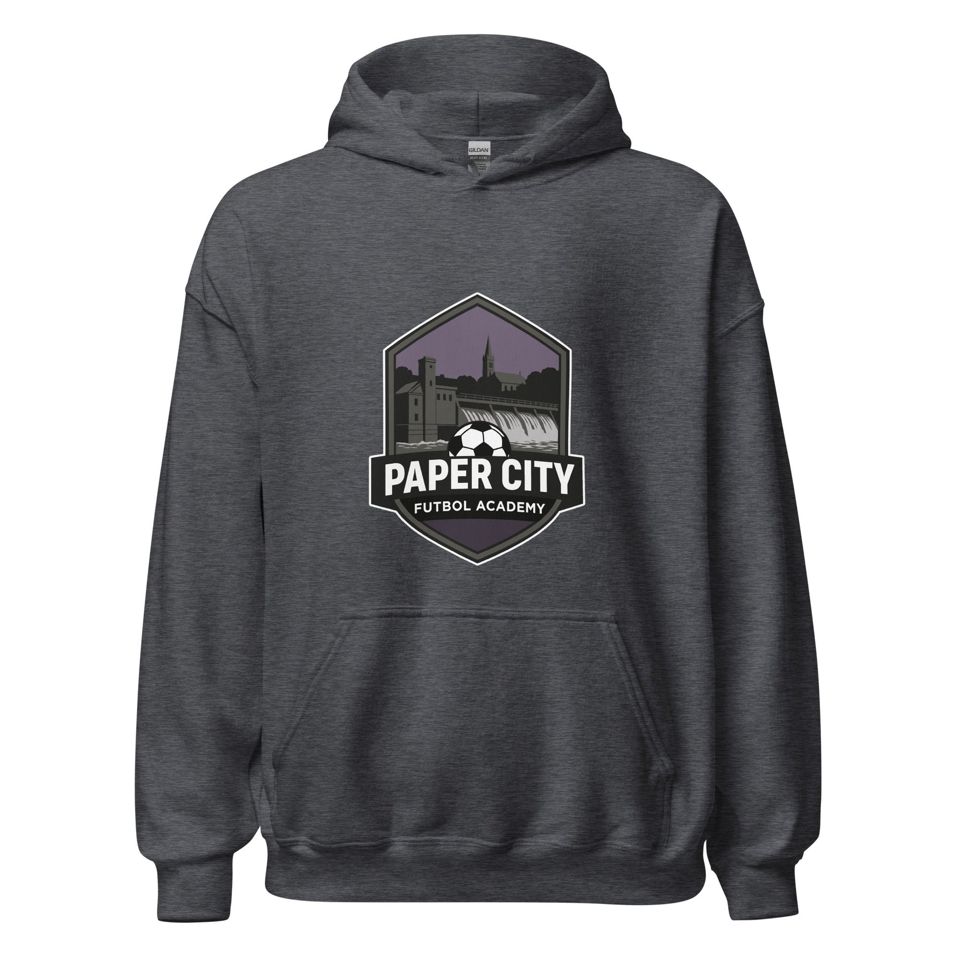 Classic | Hoodie | Paper City Futbol Academy | Vanguard Shield Logo