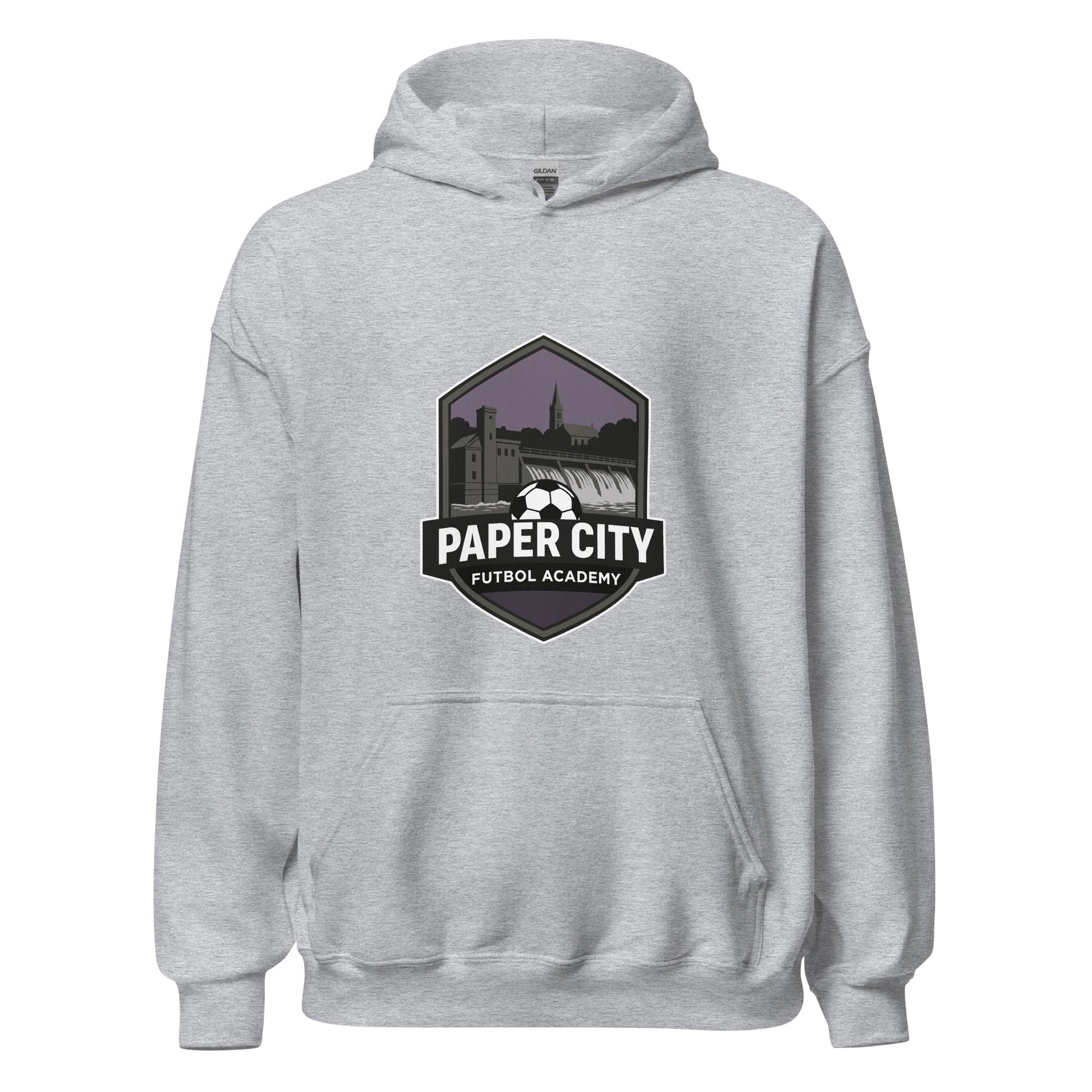 Classic | Hoodie | Paper City Futbol Academy | Vanguard Shield Logo