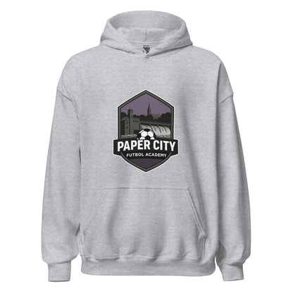 Classic | Hoodie | Paper City Futbol Academy | Vanguard Shield Logo