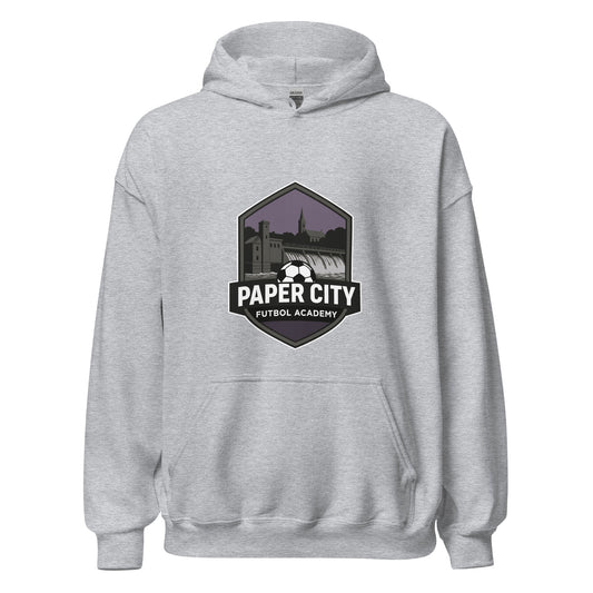 Classic | Hoodie | Paper City Futbol Academy | Vanguard Shield Logo