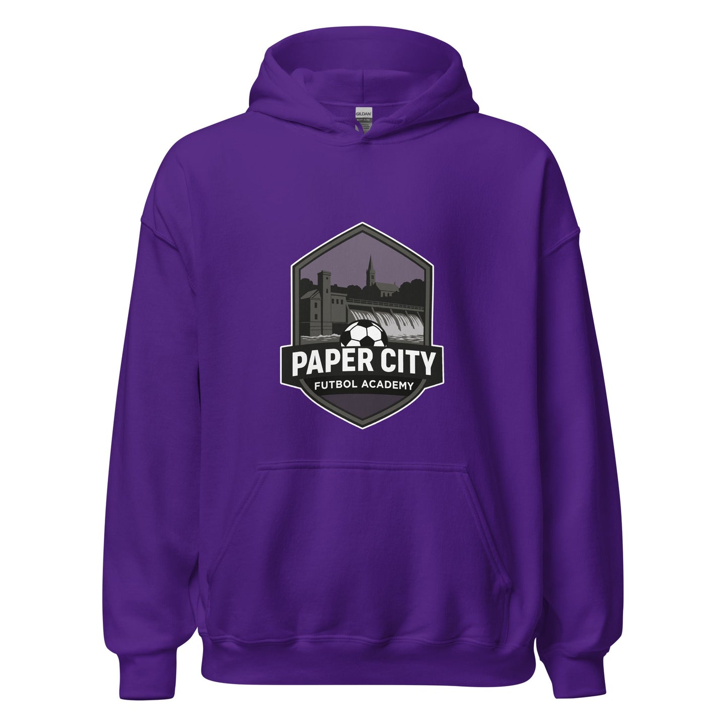 Classic | Hoodie | Paper City Futbol Academy | Vanguard Shield Logo