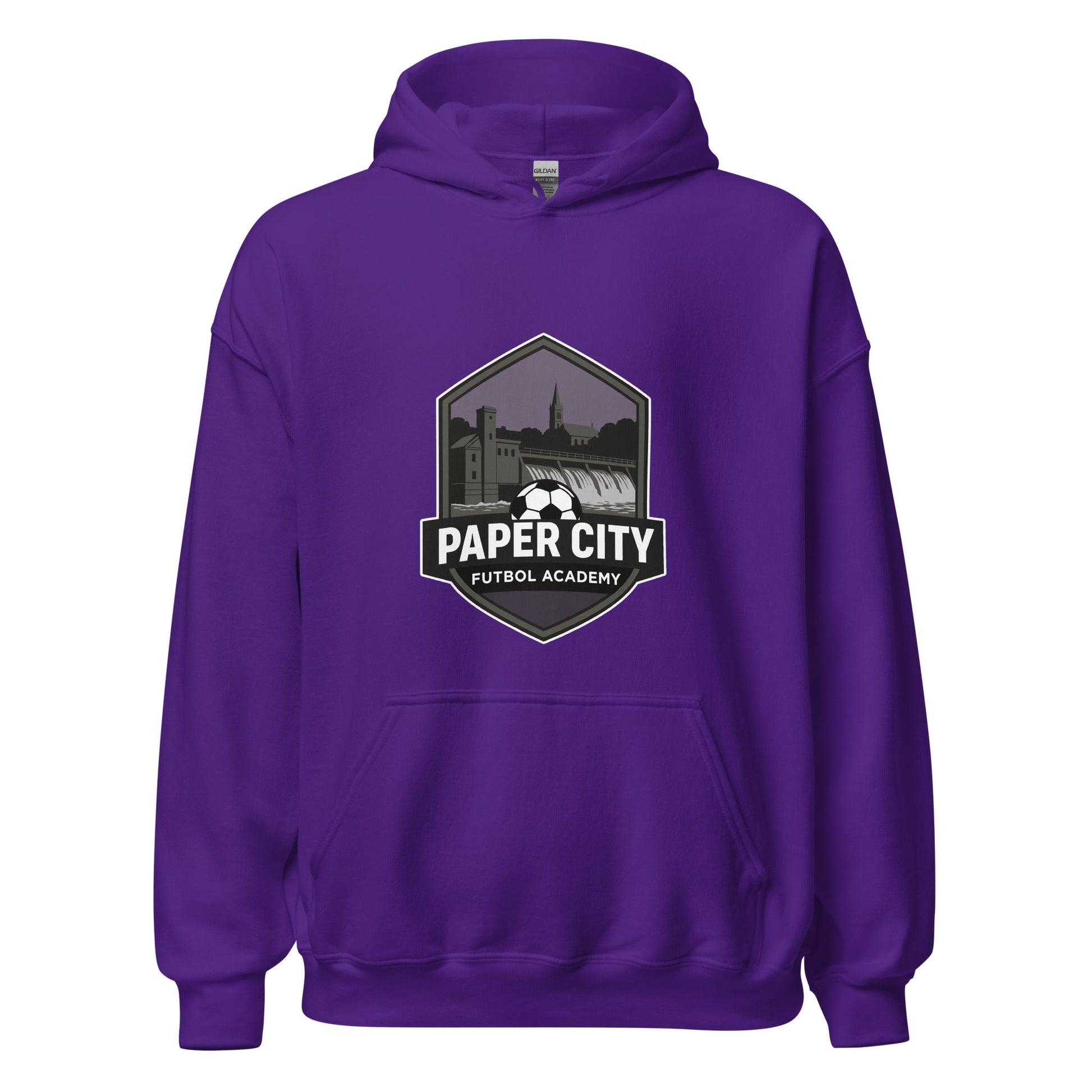 Classic | Hoodie | Paper City Futbol Academy | Vanguard Shield Logo
