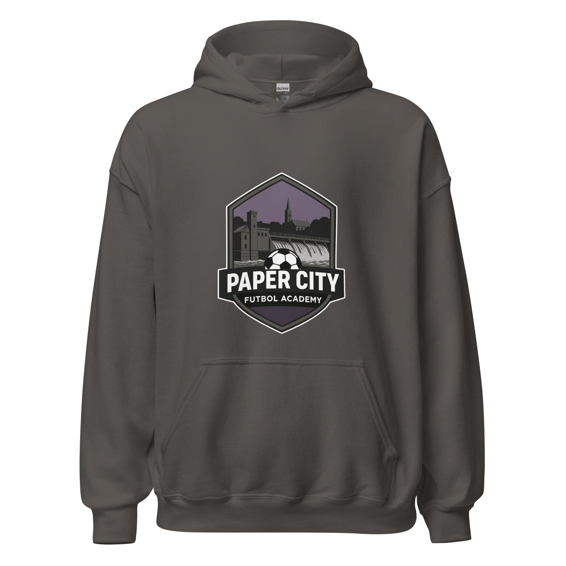 Classic | Hoodie | Paper City Futbol Academy | Vanguard Shield Logo