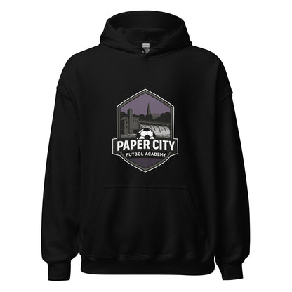 Classic | Hoodie | Paper City Futbol Academy | Vanguard Shield Logo