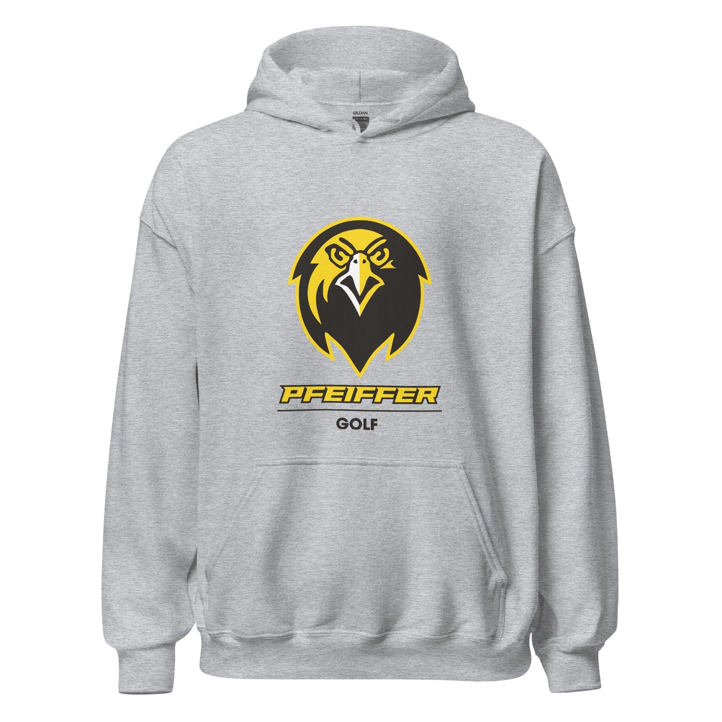 Classic | Hoodie | Pfeiffer University Golf | Falcon Logo