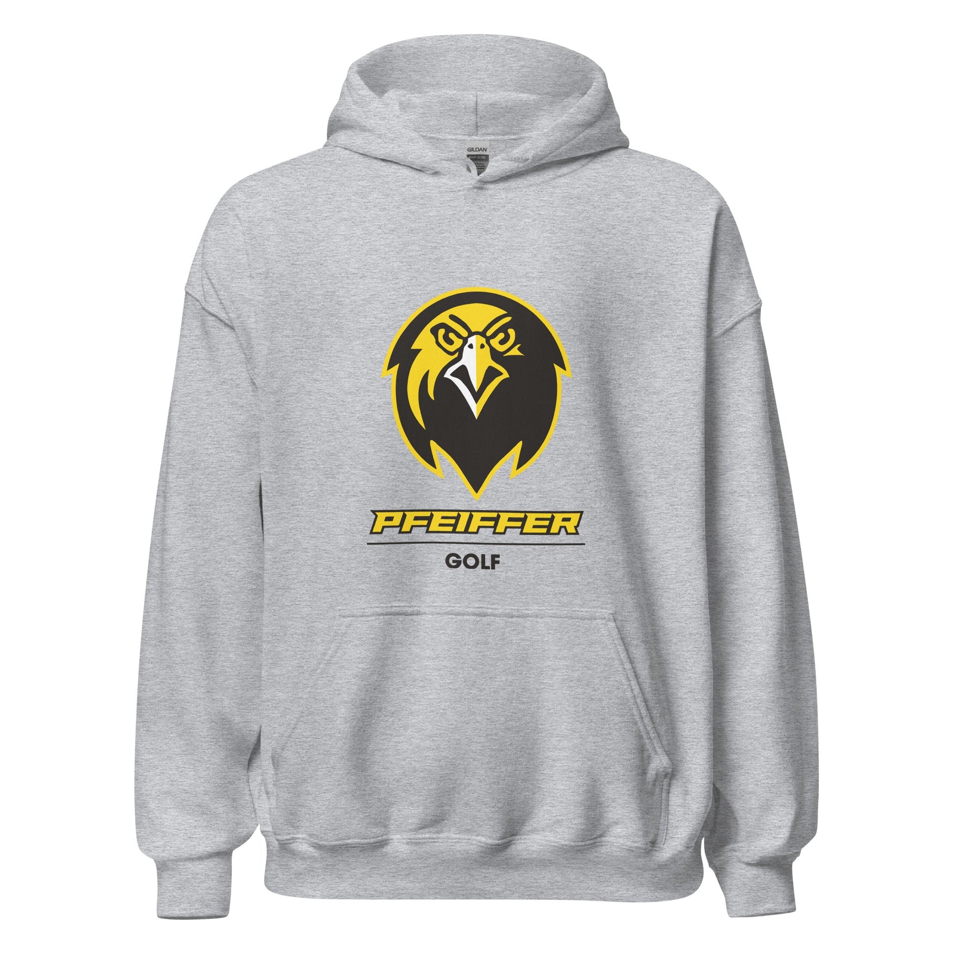 Classic | Hoodie | Pfeiffer University Golf | Falcon Logo