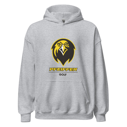 Classic | Hoodie | Pfeiffer University Golf | Falcon Logo