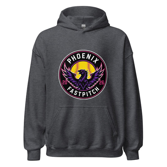 Classic | Hoodie | Phoenix Fastpitch | Badge Logo