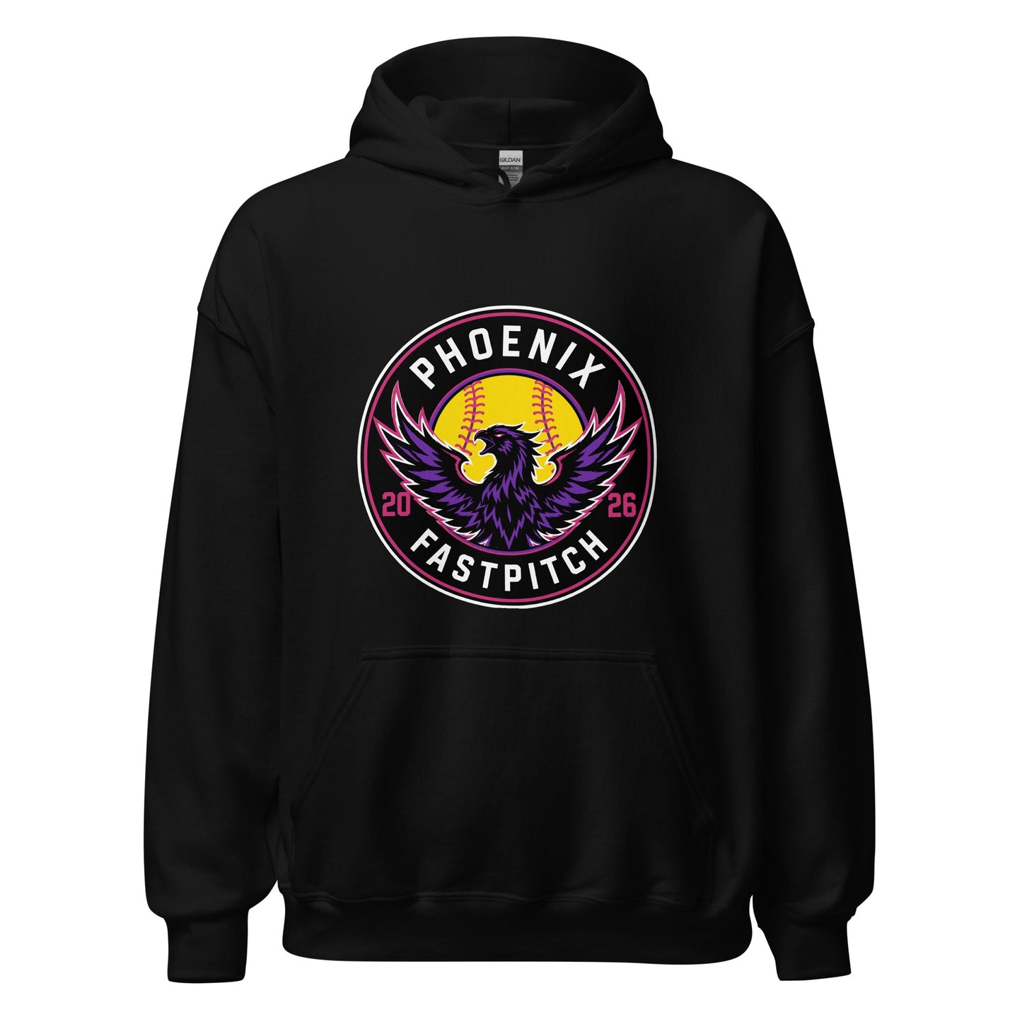 Classic | Hoodie | Phoenix Fastpitch | Badge Logo