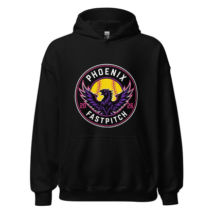 Classic | Hoodie | Phoenix Fastpitch | Badge Logo