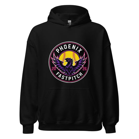 Classic | Hoodie | Phoenix Fastpitch | Badge Logo