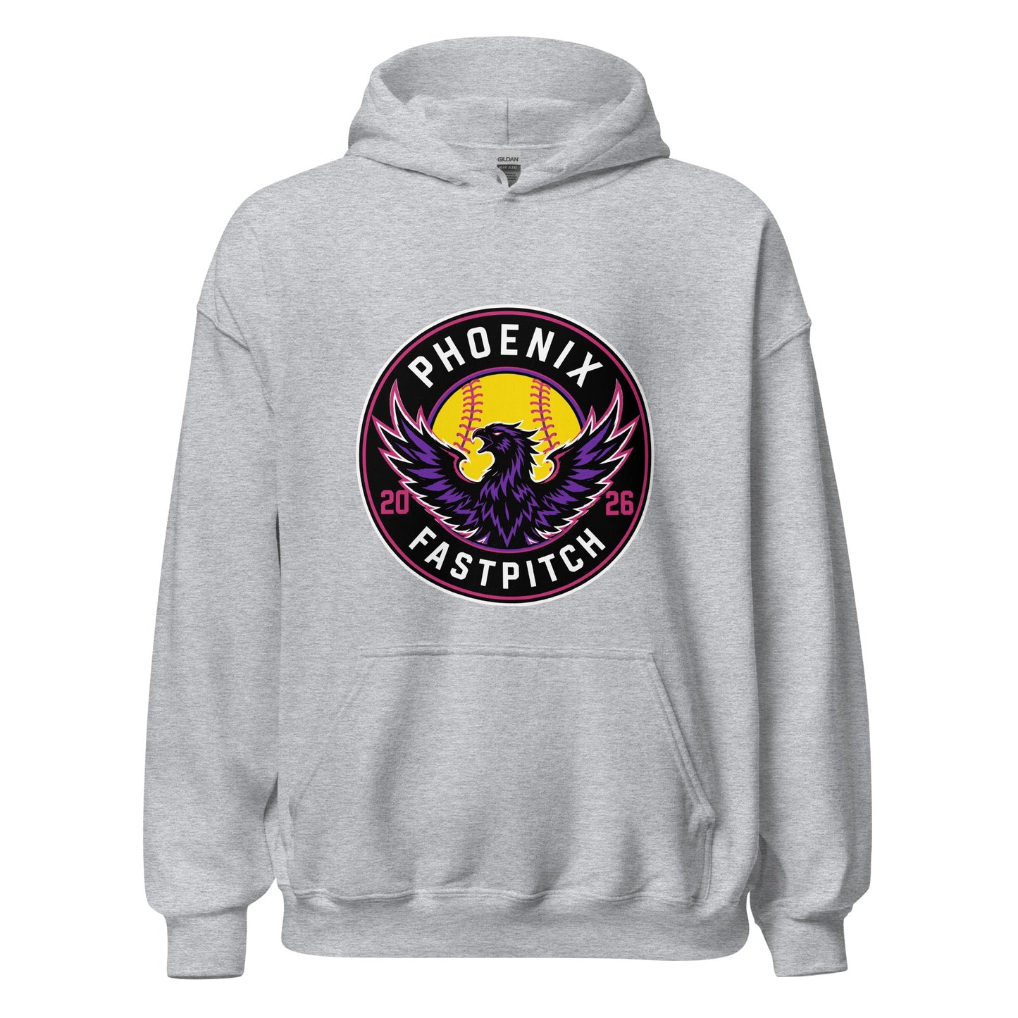 Classic | Hoodie | Phoenix Fastpitch | Badge Logo