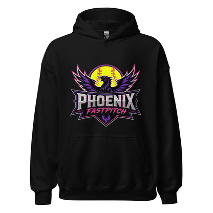 Classic | Hoodie | Phoenix Fastpitch | Emblem Logo