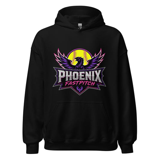 Classic | Hoodie | Phoenix Fastpitch | Emblem Logo