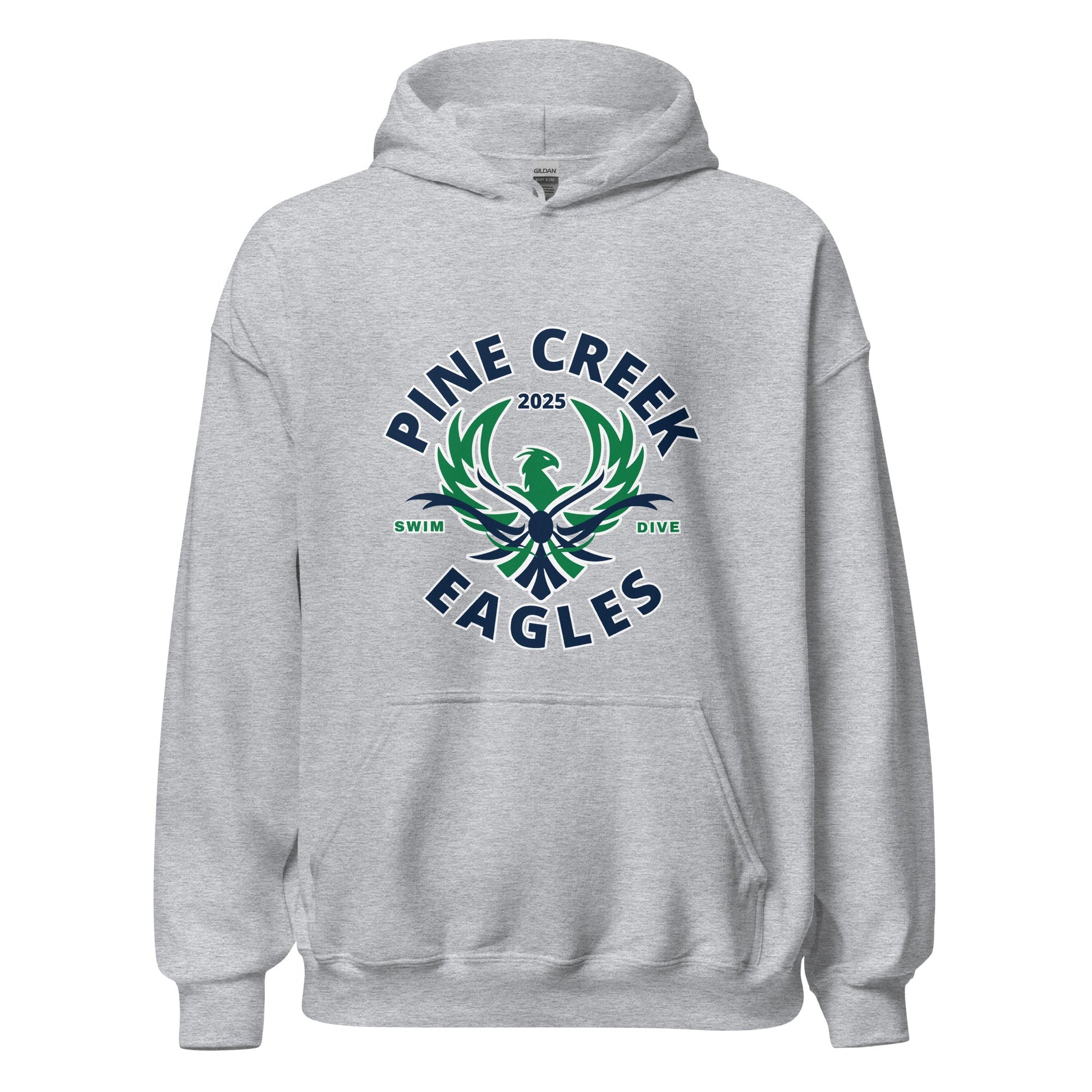 Classic | Hoodie | PINE CREEK SWIM & DIVE | Swim & Dive Logo