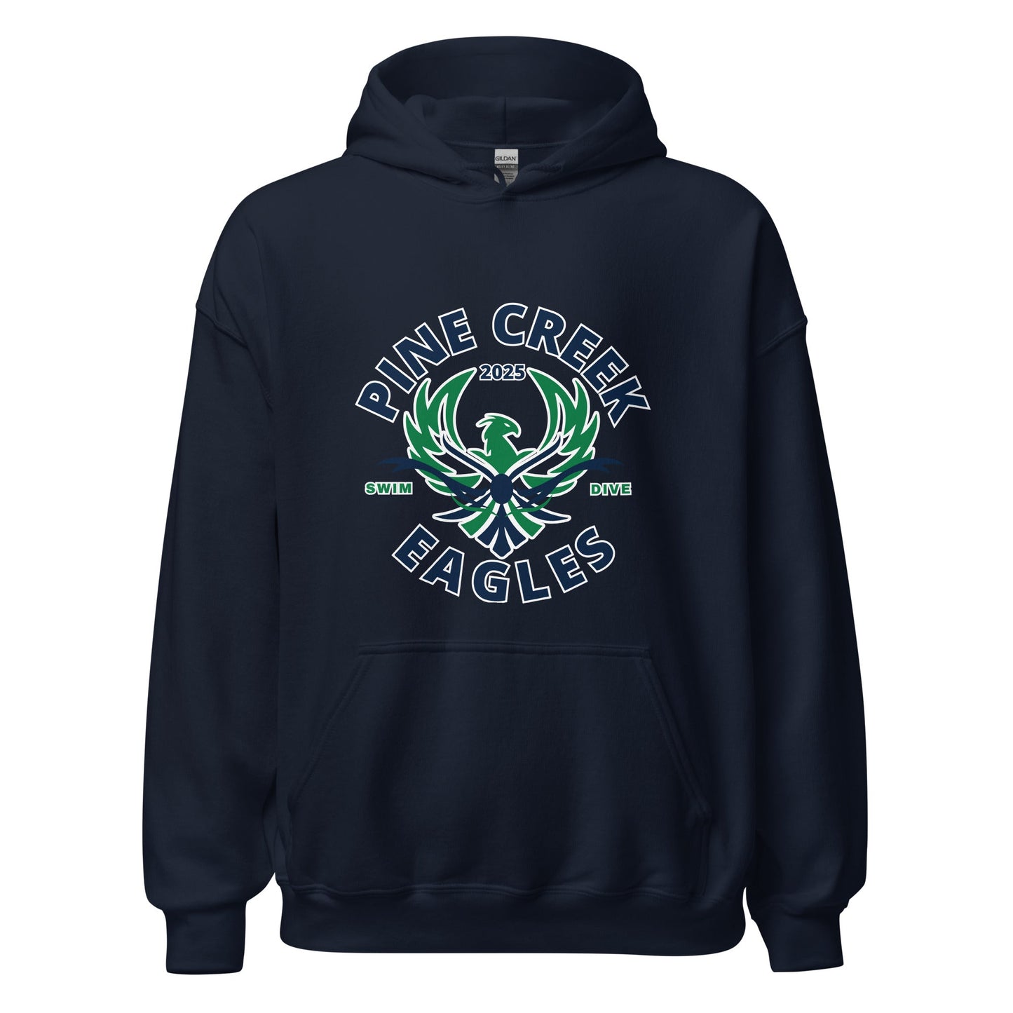 Classic | Hoodie | PINE CREEK SWIM & DIVE | Swim & Dive Logo