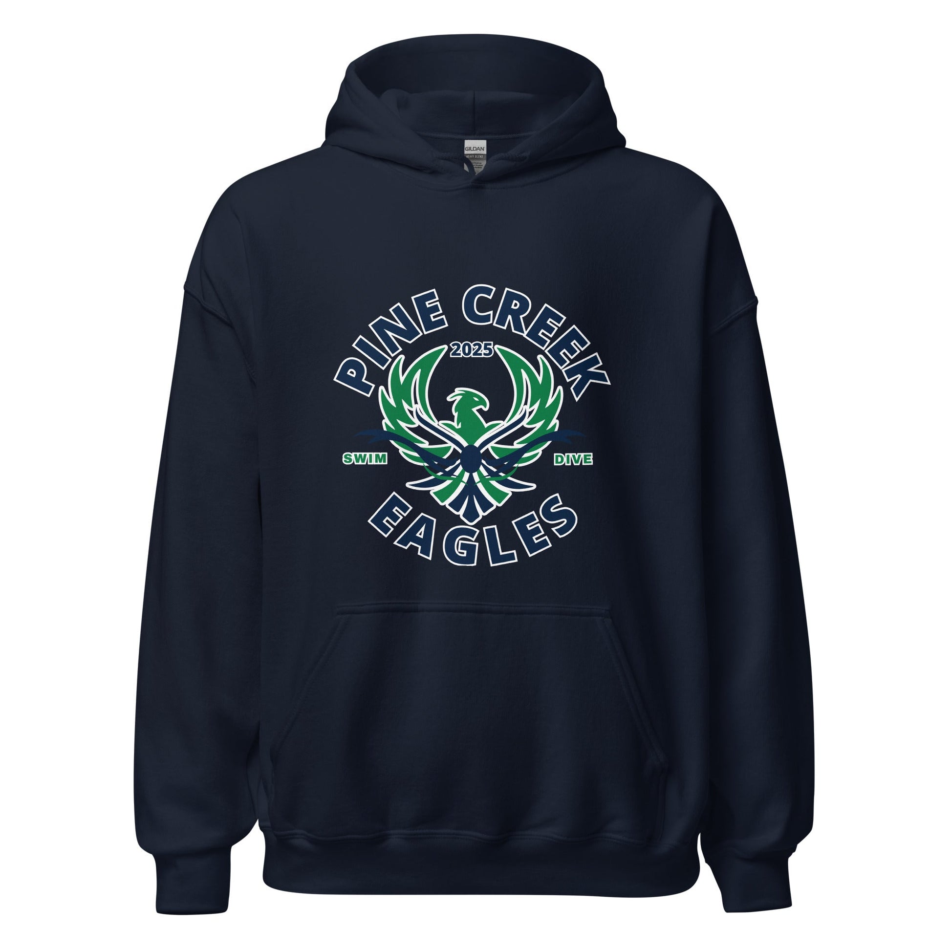 Classic | Hoodie | PINE CREEK SWIM & DIVE | Swim & Dive Logo