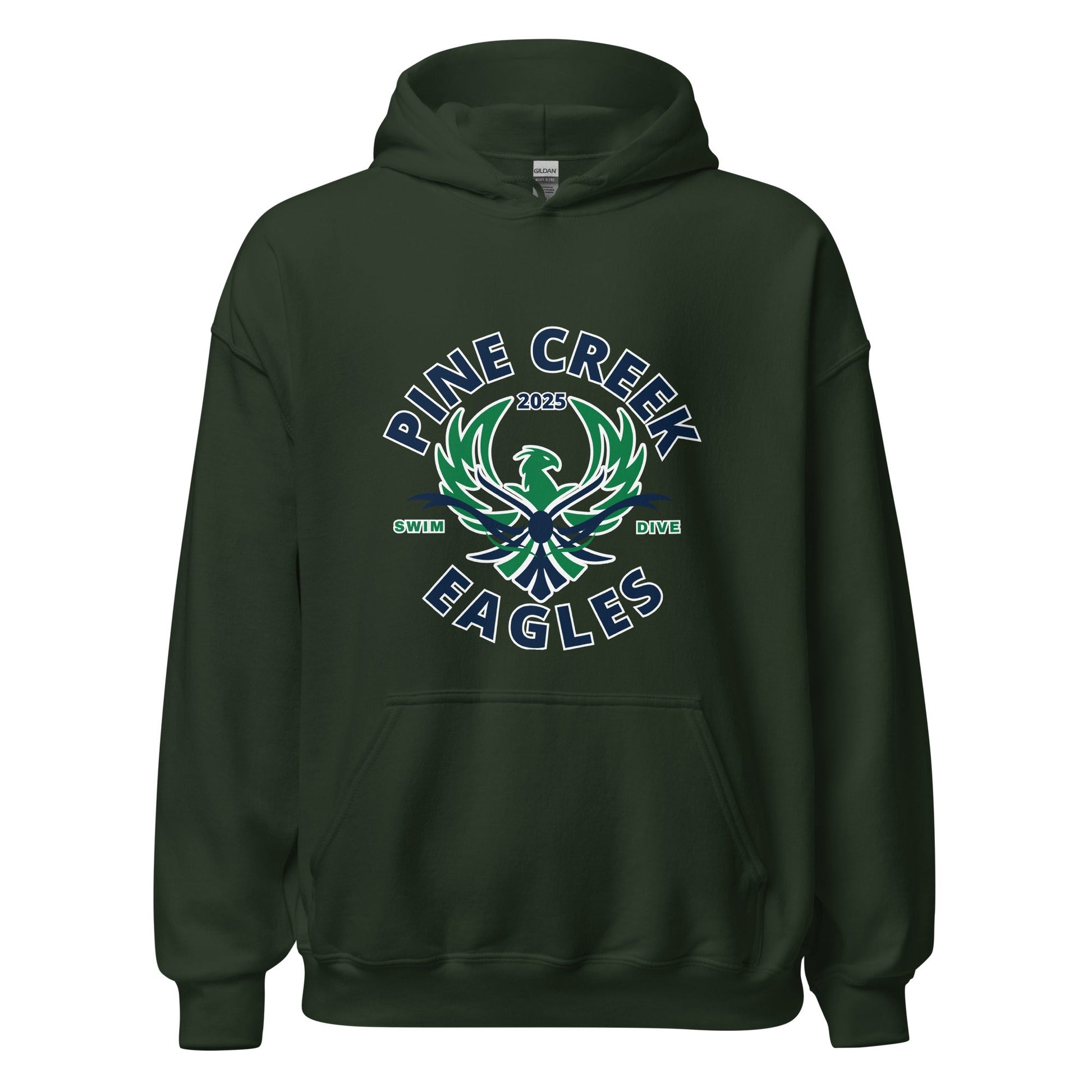 Classic | Hoodie | PINE CREEK SWIM & DIVE | Swim & Dive Logo
