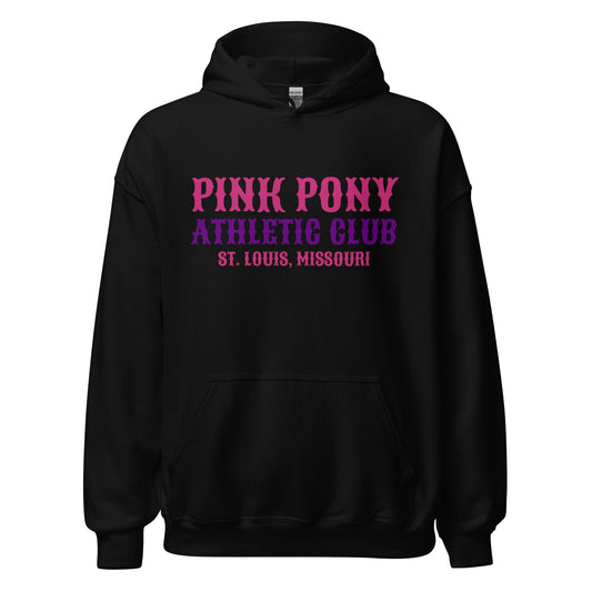 Classic | Hoodie | Pink Pony Athletic Club | Athletic Wordmark Logo
