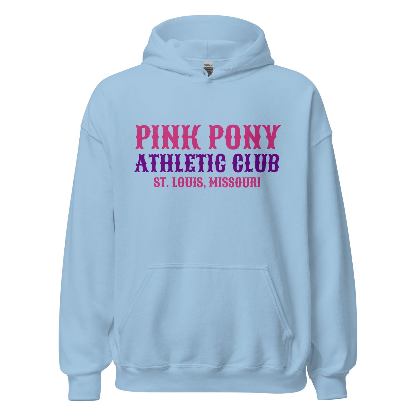 Classic | Hoodie | Pink Pony Athletic Club | Athletic Wordmark Logo
