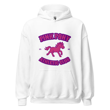 Classic | Hoodie | Pink Pony Athletic Club | Crest Logo