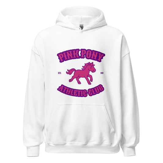 Classic | Hoodie | Pink Pony Athletic Club | Crest Logo