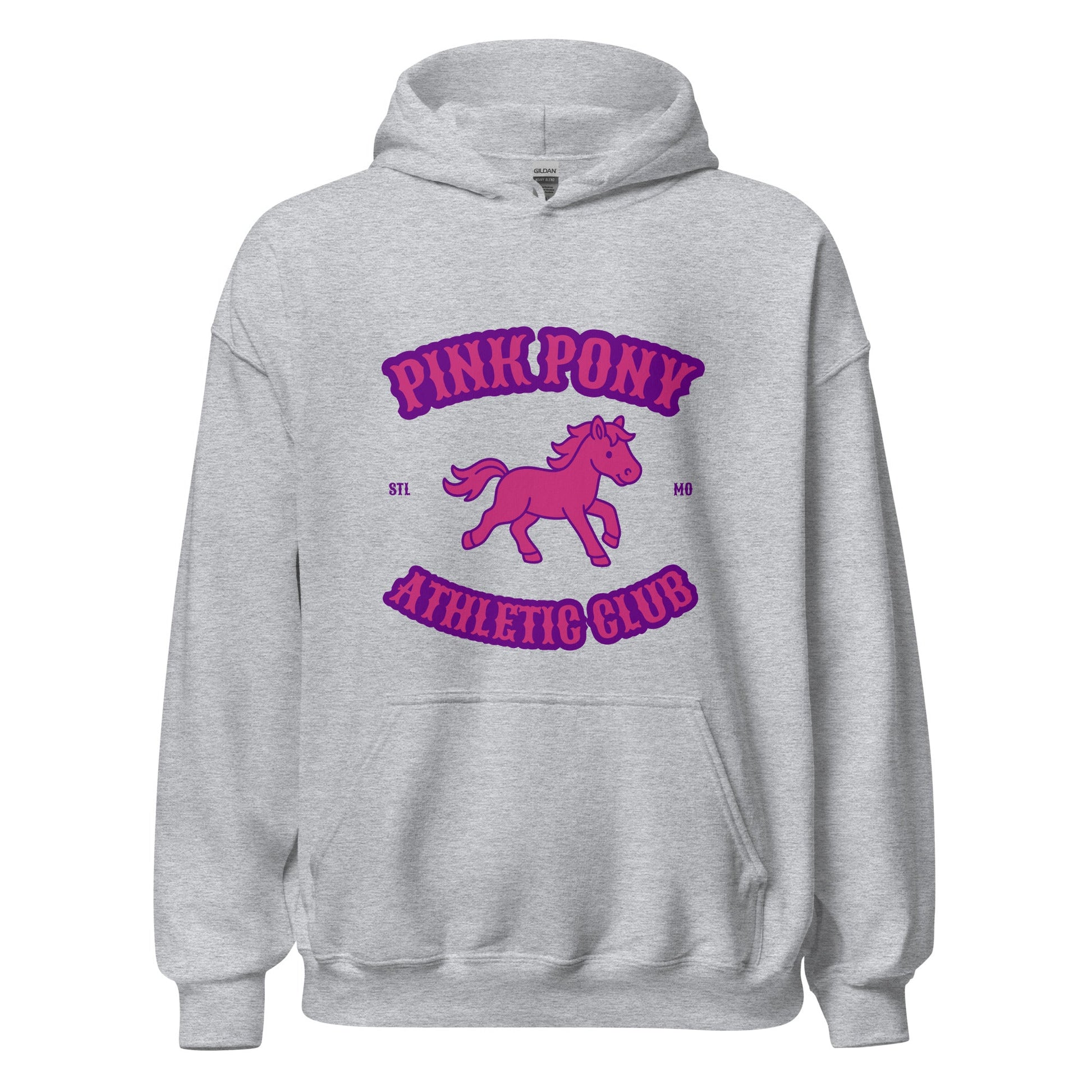 Classic | Hoodie | Pink Pony Athletic Club | Crest Logo