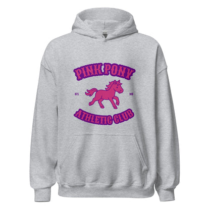 Classic | Hoodie | Pink Pony Athletic Club | Crest Logo