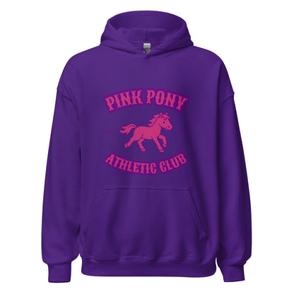 Classic | Hoodie | Pink Pony Athletic Club | Crest Logo