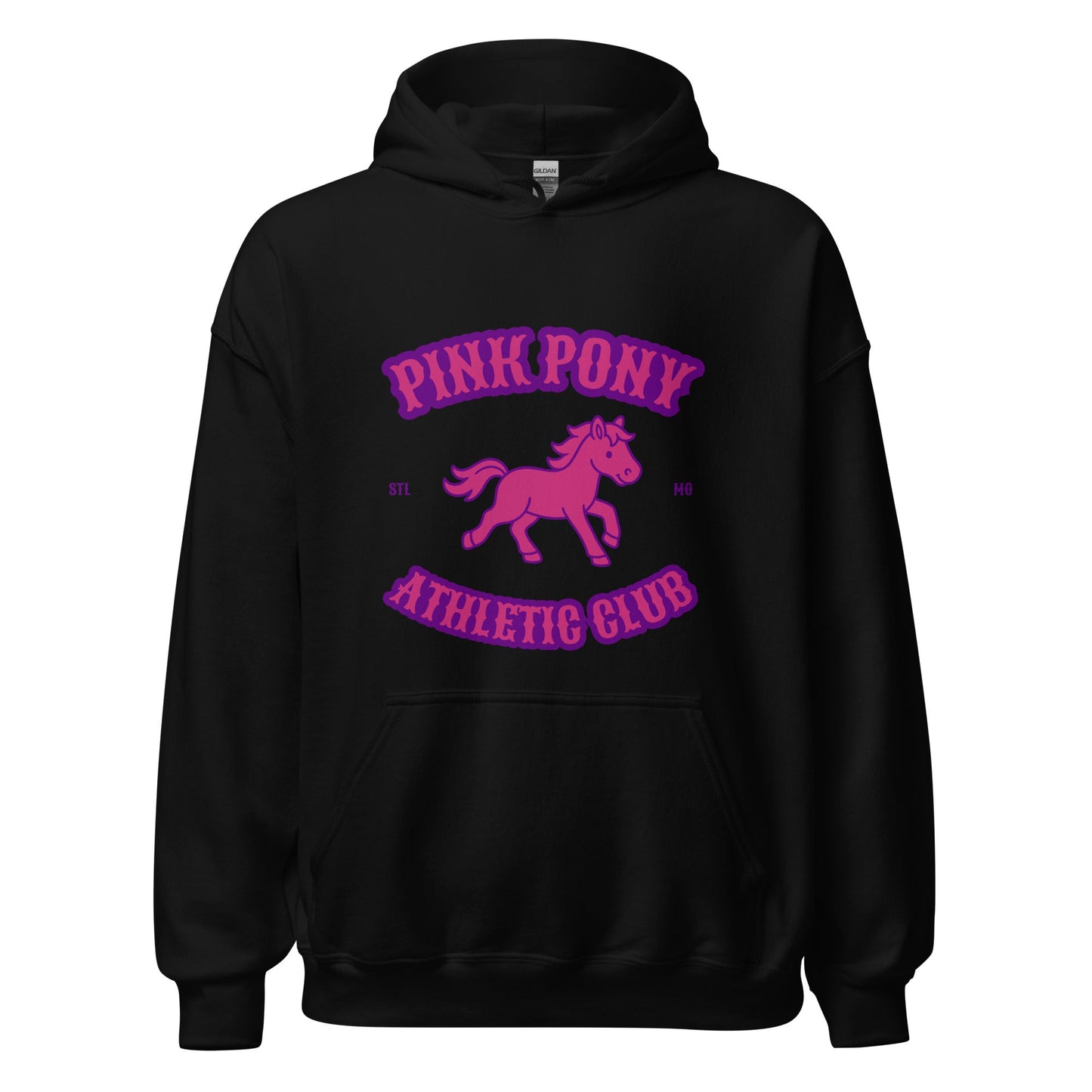 Classic | Hoodie | Pink Pony Athletic Club | Crest Logo