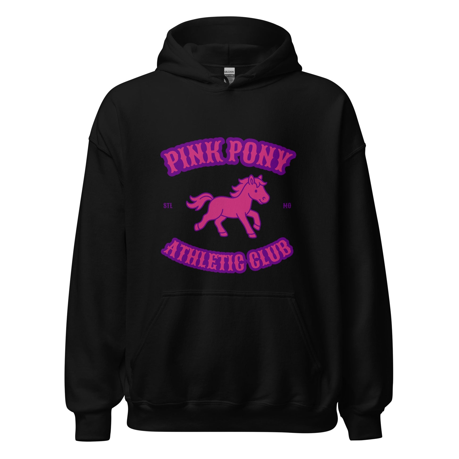 Classic | Hoodie | Pink Pony Athletic Club | Crest Logo