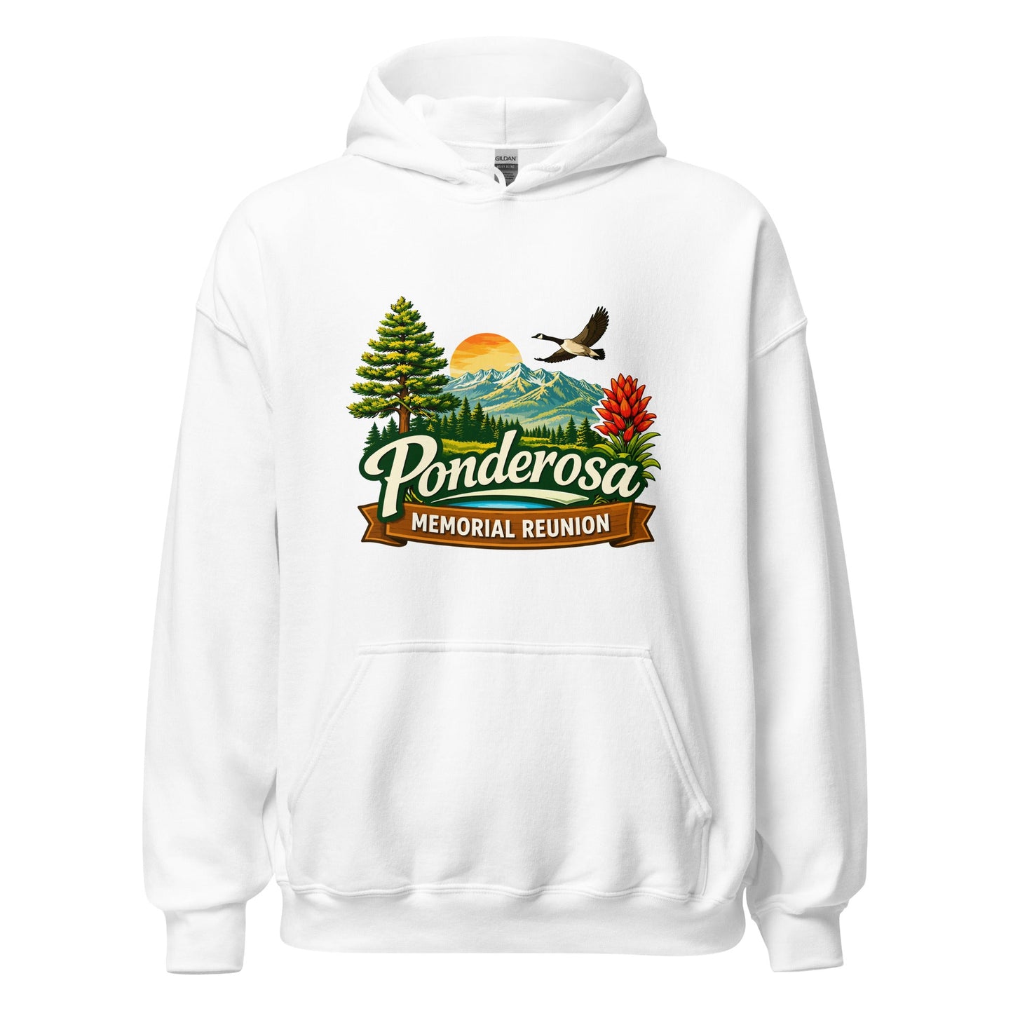 Classic | Hoodie | Ponderosa Reunion | Painted Mountain Crest Logo