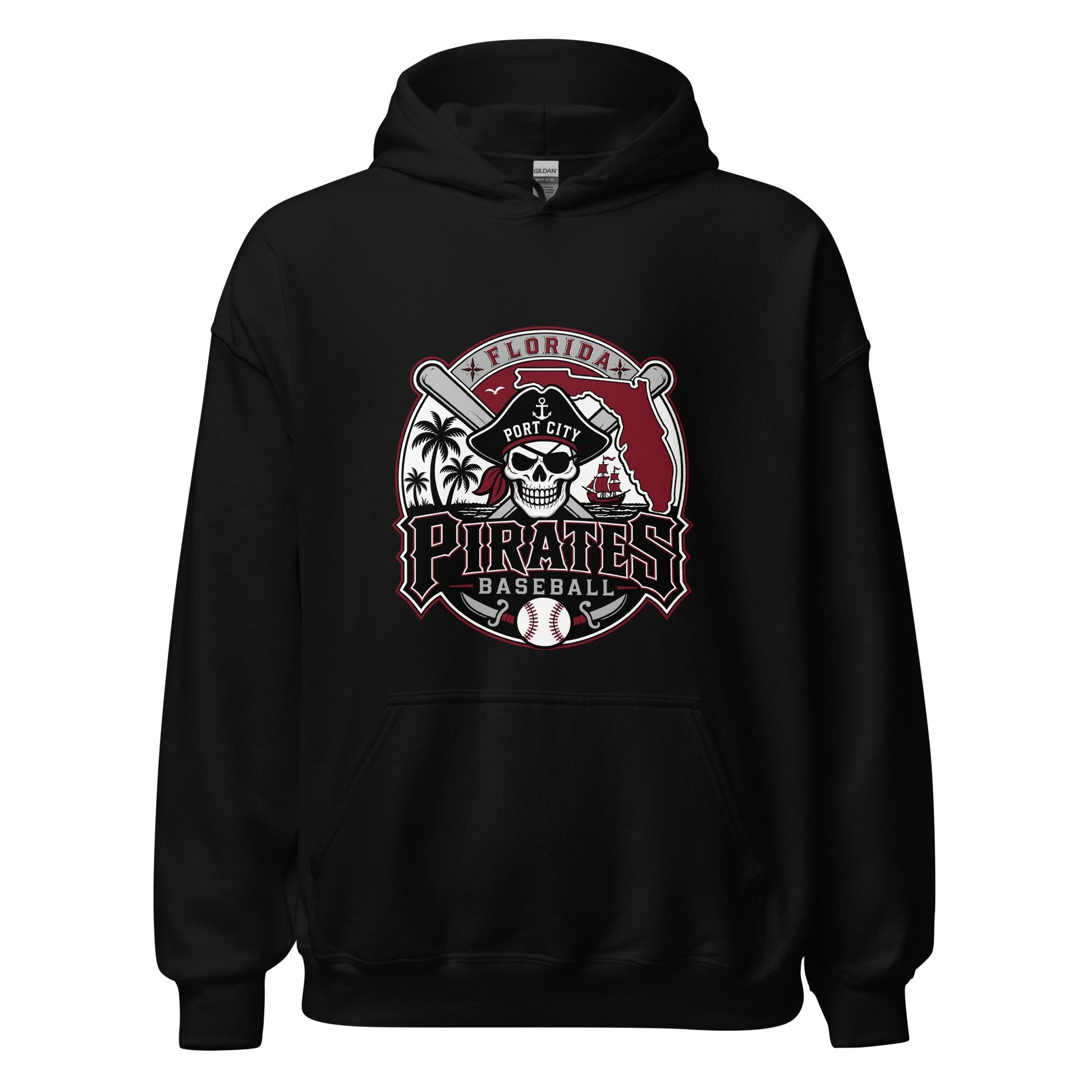 Classic | Hoodie | Port City Pirates | Emblem Logo
