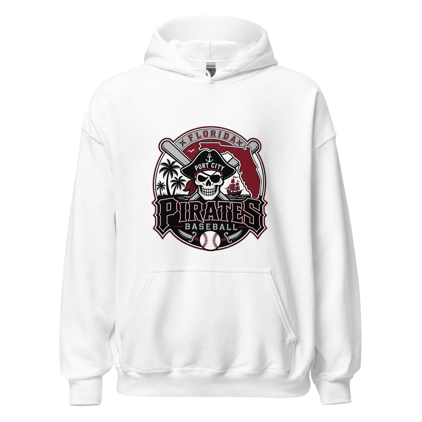 Classic | Hoodie | Port City Pirates | Emblem Logo