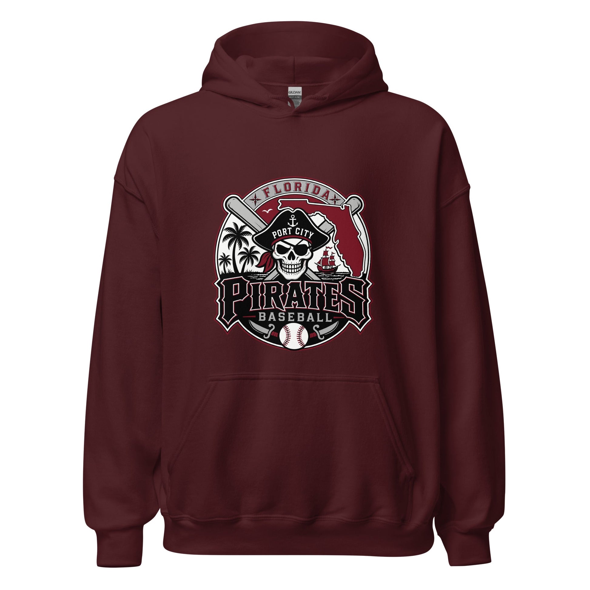 Classic | Hoodie | Port City Pirates | Emblem Logo