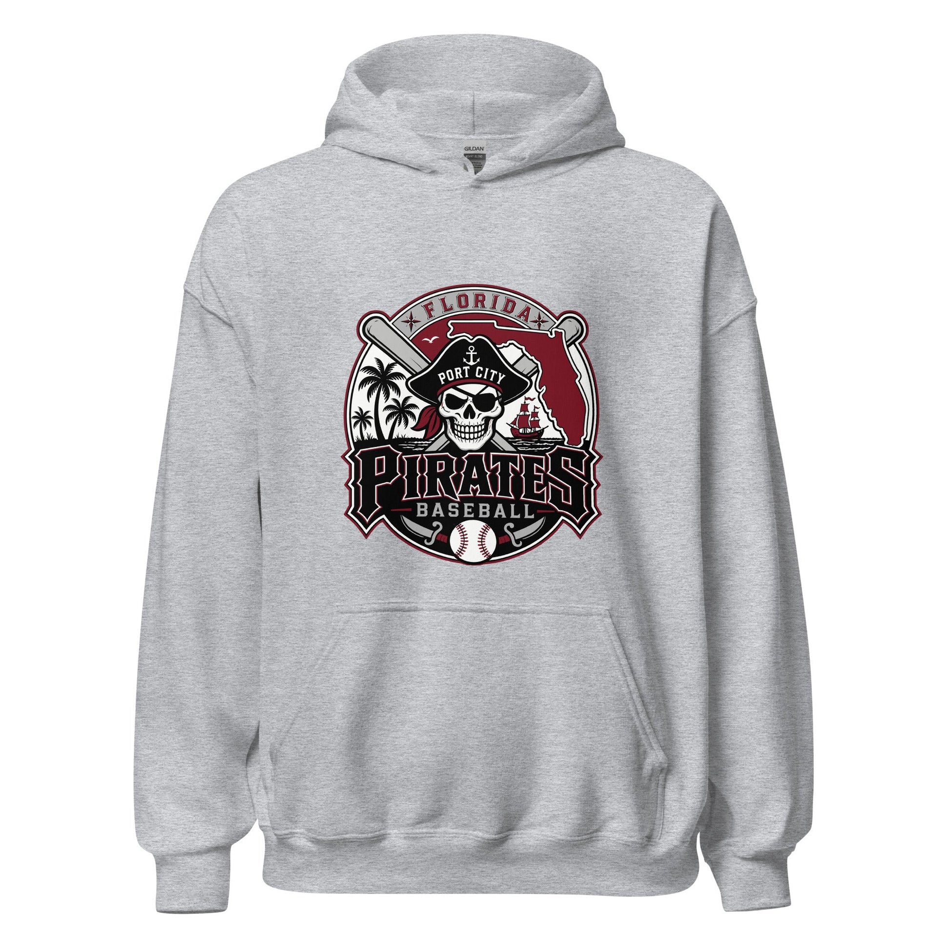 Classic | Hoodie | Port City Pirates | Emblem Logo