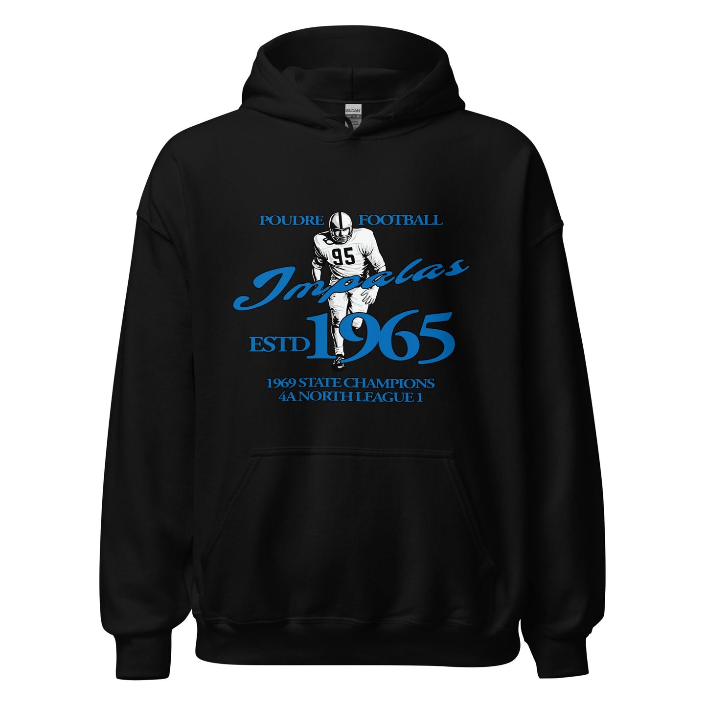 Classic | Hoodie | Poudre Football | Dynasty Athletics Logo