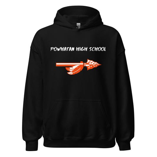Classic | Hoodie | Powhatan lacrosse | Arrowhead Logo